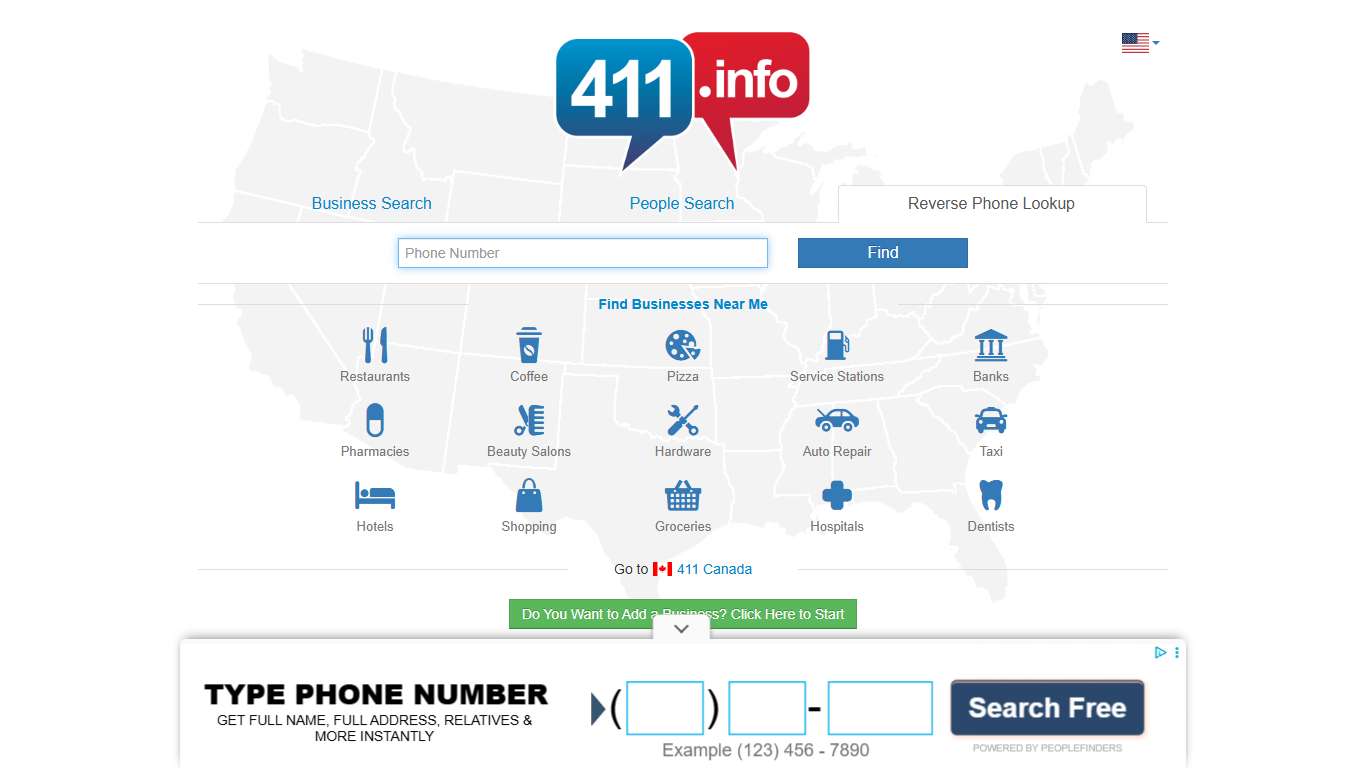 U.S. Reverse Phone Lookup - 411.info™